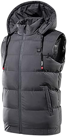 Ymosrh масти палта и јакни мода палто јакна со качулка за греење зимски термички топли топли мажи пакувања јакна