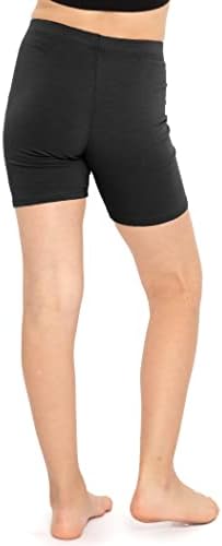 Истегнување е удобност Девојки од памучни шорцеви за велосипедисти | 3 пакет | Големина 4-16 |