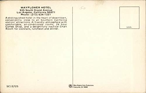 Хотел Мејфлаус Лос Анџелес, Калифорнија Калифорнија Оригинална гроздобер разгледница