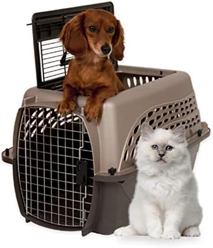 Петмејт Мало Куче Одгледувачница Со Две Врати &засилувач; Мачка Одгледувачница За Домашни Миленици до 15 Фунти &засилувач; Среден