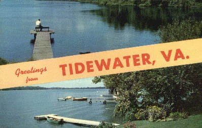 Tidewater, разгледница во Вирџинија