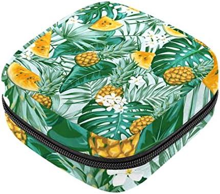 Шема за печатење на ананас санитарна торба за складирање на салфетка торба за преносен период торба за жени тинејџерки, менструална