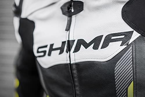 Јакна за мотоцикли од Шима Бандит за мажи - кожа велосипедист лето возење јакна спорт вентилирани со лизгачи на рамо, CE назад,