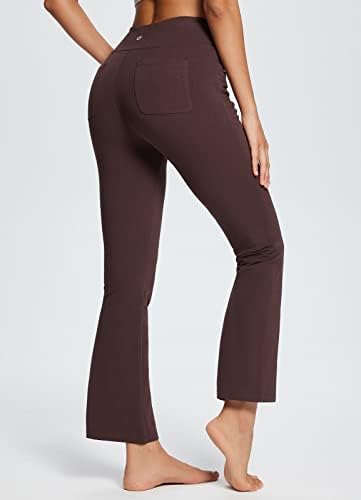Pantonенски памучни панталони за јога, 6 џебови, удобни хеланки на одблесоци, испрскани панталони за патувања