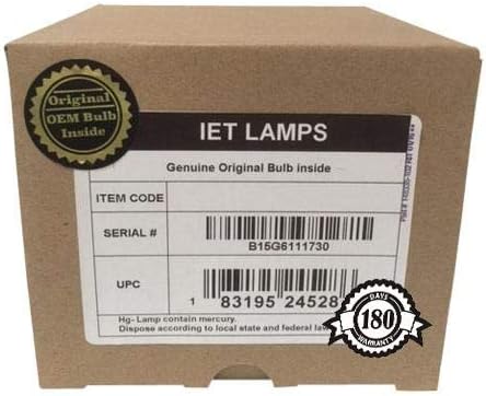 IET ламби - за Epson Powerlite Pro G5200 серија Проектна ламба замена со оригинална оригинална сијалица OEM