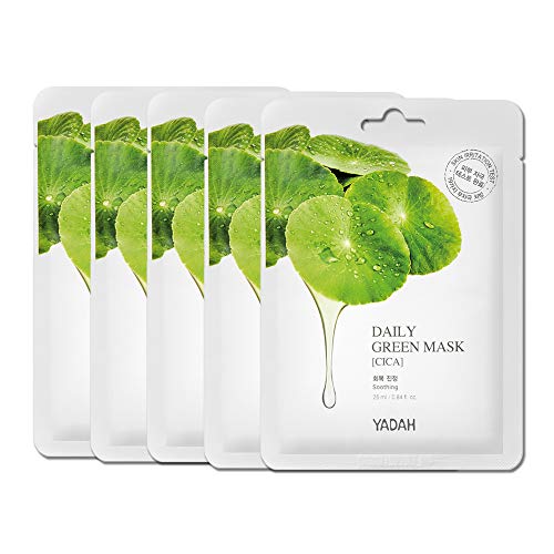 ЈАДА Дневна Зелена Маска За Лице, Кактус, Пакет од 5-Вегански Еколошки Бамбус Лист За Навлажнување На Кожата