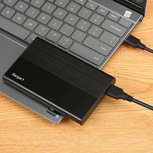 Саргарт 320гб Пренослив Надворешен Хард Диск USB3. 0 Мобилен HDD Складирање За КОМПЈУТЕР, Mac, Десктоп, Лаптоп, MacBook, Chromebook,