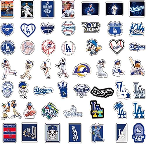 50 парчиња Бејзбол Налепница Спортски Налепници За Бејзбол Тема Забава Роденден Материјали, Тинејџери Украси Налепници За Лаптоп,