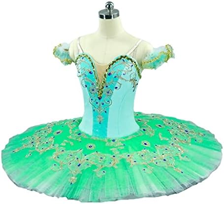 DSHDB нане зелено професионално балетско здолниште Пале класичен балет фустан танц балерина костуми за женски