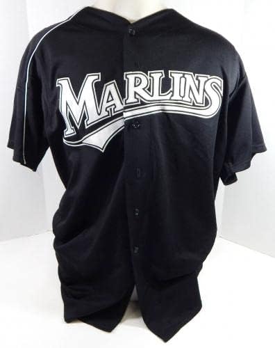 2003-06 Флорида Марлинс Исус Силва #91 Игра користеше црн дрес БП Св. XL 367 - Игра користена МЛБ дресови