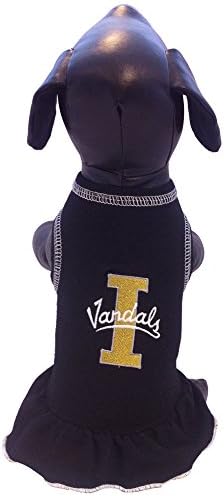 Облечи за фустан од starвездени кучиња-идахо, ајдахо вандали, облечен во боја на кучиња, боја на тим, мала, мала