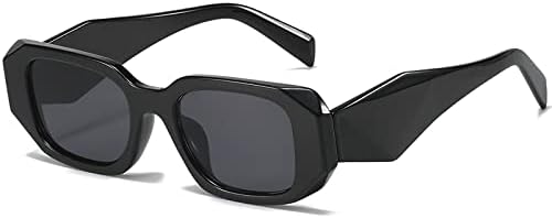 Трендовски Правоаголни Очила За Сонце За Жени 90 Ти Ретро Стил Очила За Сонце Патување на Отворено ОЧИЛА За Заштита ОД