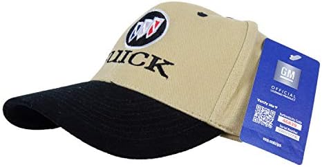 Buick Tri Shield Logo Hat со два тона извезена капа