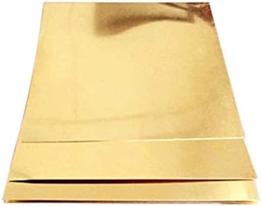 Yuesfz бакарен лим метал метална плоча со фолија за фолија за ситна плоча за гравирање на бакар што доаѓа во дебелина од 3 големини 0,04in/1mm, 150mmx300mm/5.9inchx11.8inch бакар лим