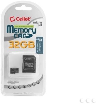 Cellet 32gb Samsung SGH-I897 Микро Sdhc Картичката Е Прилагодена Форматирана за дигитално снимање со голема брзина, без загуби!