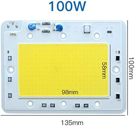 Lansan 50W 100W 150W LED FLED Floodlight COB чип интегриран паметен IC без возач DIY AC 110V