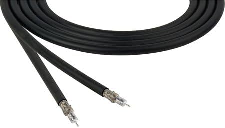 Белден 4794R 12 GHz 4K UHD 75 OHM 16 AWG Прецизен видео кабел - 1000 стапала црна боја