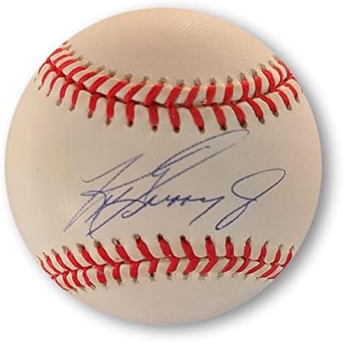 Кен Грифи rуниор потпишан официјален бејзбол на Американската лига PSA S36178 - Автограмирани бејзбол