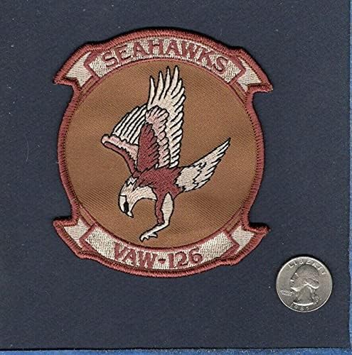 Везени лепенки-закрпи за жени-Оригинален VAW-126 Seahawks САД морнарица Е-2C E-2 Hawkeye Squadron Desert Patch