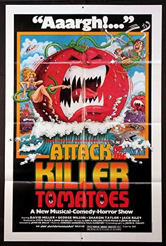 Напад на убиствените домати култска научна фантастика 1978 Оригинална 27x41 Постер за еден лист филм
