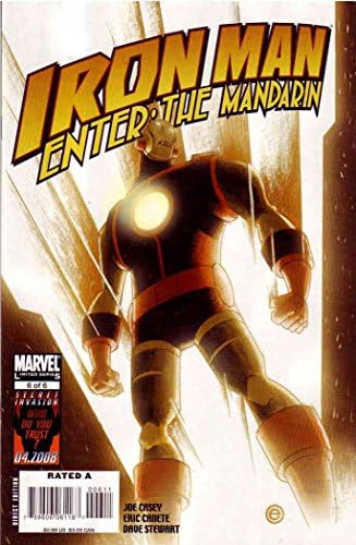 Железен Човек: Внесете ја Мандарината 6 ФН ; Марвел стрип | Џо Кејси Последно Издание
