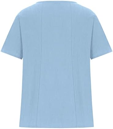 Плус Големина Мода За Жени Жени Обични Летни Графички Печатени Врвови Блуза Со Кратки Ракави Преголеми Лабави Туники