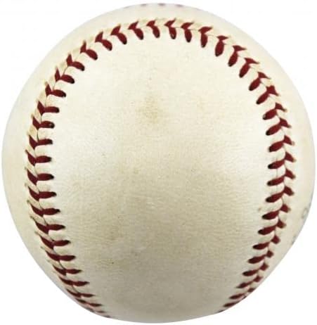 Тигрите Тај Коб до Ширли од 8/8/57 потпишан OAL Бејзбол JSA xx00562 - Автограмски бејзбол