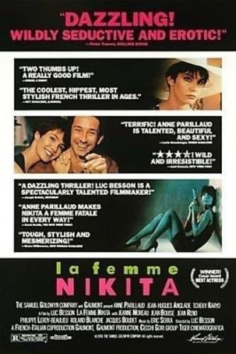La Femme Nikita - 27x40 оригинален филмски постер за еден лист за преглед на лист 1991 Лук Бесон