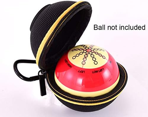 Mandun Clip-On Cue Ball Case, Cue топка торба за приложување на знаци топки билијард топка торба за носење на куќиште за случајот,