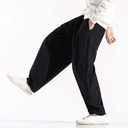 Менски обични панталони Менс тенок фит панталони салата панталони модни џеб џеб директни комбинезони со нозе обични панталони