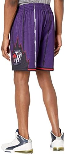 Мичел и Нес НБА Свингман Роуд Шортс Рапторс 98-99 Виолетова 2xl