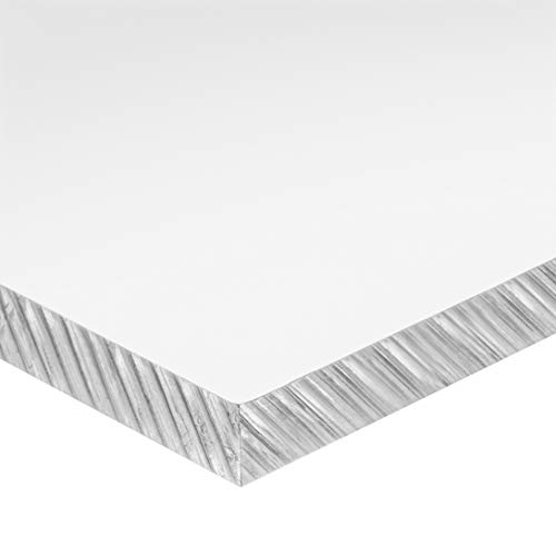 САД запечатуваат најголемиот дел-PS-CAC-24 леано акрилен пластичен лист, 1/16 Висина, 12 ширина, 24 должина