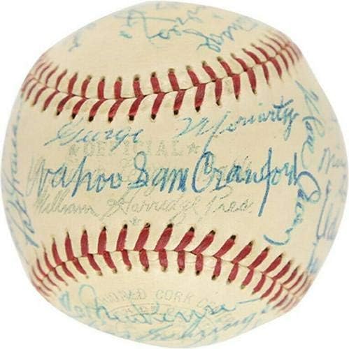 Најдобрата Ty Cobb Hank Greenberg Detroit Tigers Legends потпиша бејзбол ПСА ДНК - автограмирани бејзбол