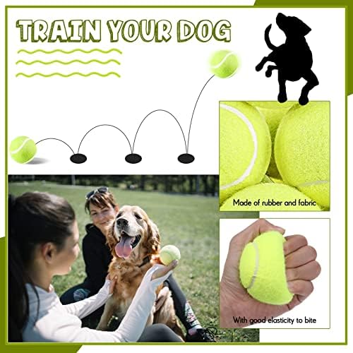 Ханаив 24 Парчиња Писклив Тениски Топки За Кучиња, 2.5 Интерактивни Куче Играчки Топки Миленичиња Тениски Топки За Мали Средни