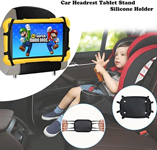 Држач за задно седиште на автомобилот Hikatab ipad, држач за потпирач за глава на автомобили задно седиште за деца. Држач за