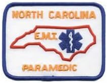 Парамедиќ во Северна Каролина - Starвезда на животната лепенка - злато, 4 x 3 NC Телез за итни случаи на медицински техничар