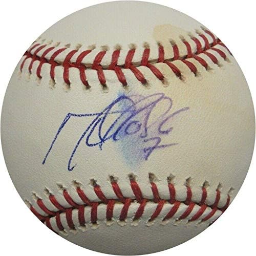 Марк Дероса рака потпишана автограмирана мајорска лига Бејзбол Атланта Храбрите - автограмирани бејзбол