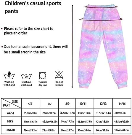 Upetstory Унисекс Графички Спортски Панталони За Џогирање Обични Спортски Панталони За Момчиња Девојчиња