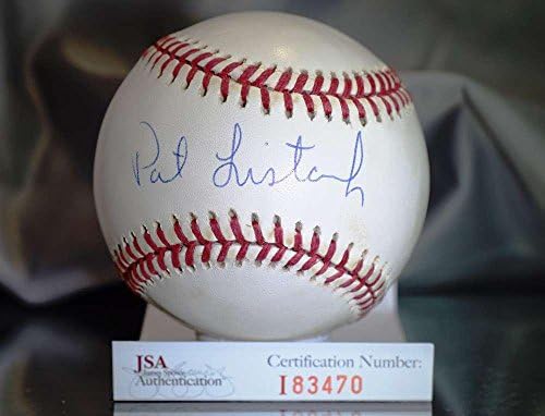 Пат Листах ЈСА сертиран Американски лига автограм Бејзбол автентичен потпишан - автограмирани бејзбол