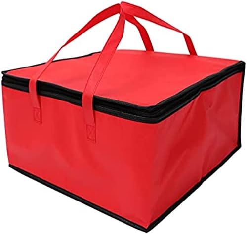Термички изолирана торба за испорака на храна Rosarivae, голема пикник ладилна торба пица потопла торба за еднократна употреба