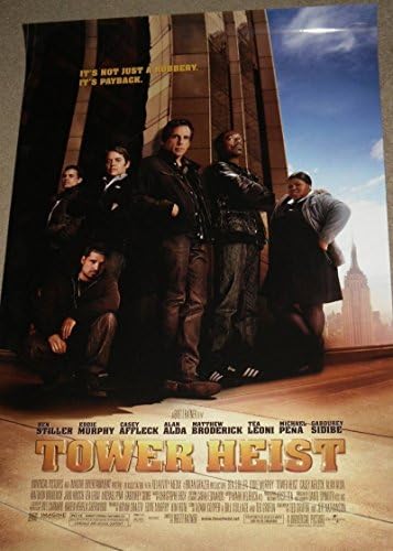 Tower Heist 2011 D/S Advance Rolled Movie постер 27x40