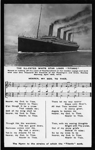 Shps на Titanic Shps, океански облоги, разгледници за разгледници