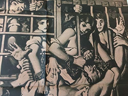 Оригинален постер за филм со бел роб 1962 година, Caged Women 27 x 42 инчи